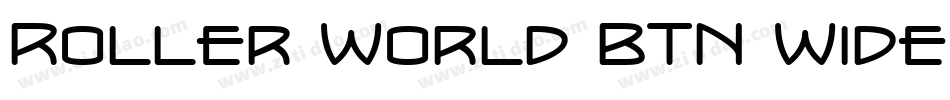 Roller World BTN Wide Bold字体转换
